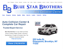 Tablet Screenshot of bluestarbrothers.com